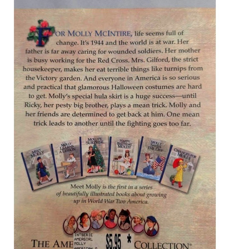 American Girls Collection~Books 1 & 2 Meet Molly/Molly Learns A Lesson/Softcover - Picture 10 of 10